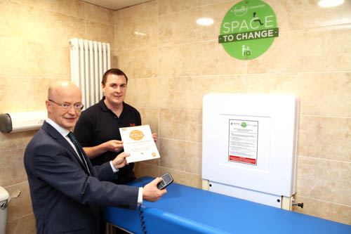 Peter Murray, Buttercrane Centre Manager with Conor McKernan, Marketing Manager Firefly. Peter Murray, Buttercrane Centre Manager with Conor McKernan, Marketing Manager Firefly.