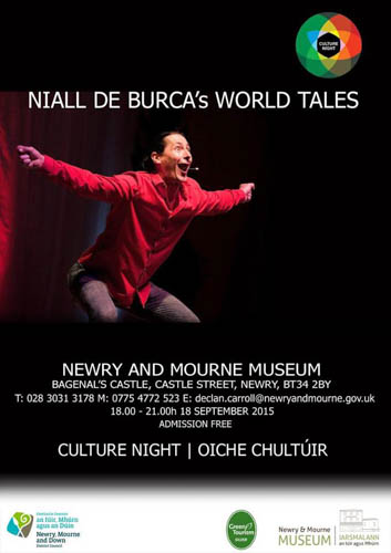 Niall De Burca is in Newry Museum from 6pm-9pm tonight