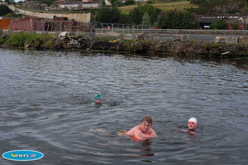 Swim practice is under way at the Albert Basin for the firmus energy Newry City Triathlon. Photograph: Columba O'Hare Swim practice is under way at the Albert Basin for the firmus energy Newry City Triathlon. Photograph: Columba O'Hare