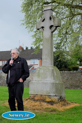Pete St. John speaking at a Famine commemoration event last year in the Paupers Graveyard, Newry. Photograph: Columba O'Hare Pete St. John speaking at a Famine commemoration event last year in the Paupers Graveyard, Newry. Photograph: Columba O'Hare