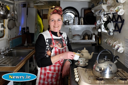 Lorraine Fox looking forward to welcoming visitors to The Sandwich Barge this week. Photograph: Columba O'Hare Lorraine Fox looking forward to welcoming visitors to The Sandwich Barge this week. Photograph: Columba O'Hare