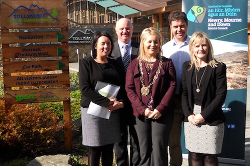 Cllr Naomi Baillie, Michael Donnelly, Perspectivity, John Farrell, Sheena McEldowney and Heather McKee.  Newry, Mourne and Down District Council. 