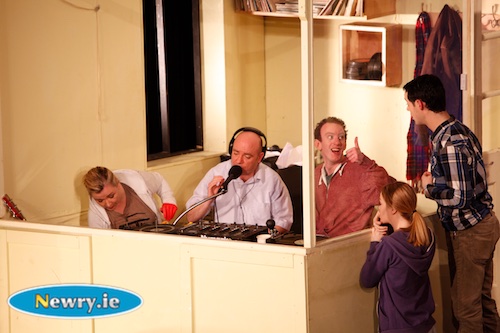  Ballyduff Drama Group with their play Takin over the Asylum on stage at Newry Drama Festival. Photograph: Columba O'Hare 