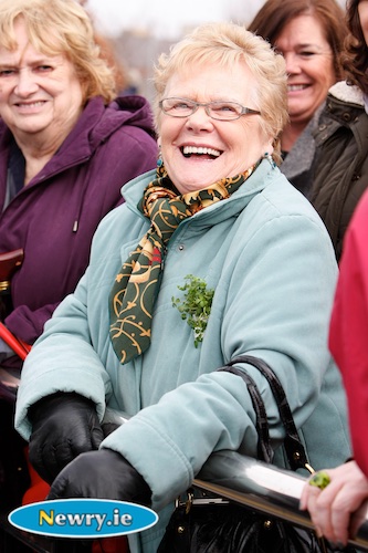 Enjoying the 2015 St Patrick's Day Parade in Newry. Photograph: Columba O'Hare Enjoying the 2015 St Patrick's Day Parade in Newry. Photograph: Columba O'Hare