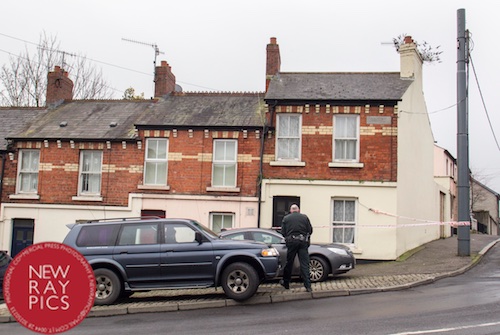 Police at the Catherine Street scene. Photograph: NewRayPics Police at the Catherine Street scene. Photograph: NewRayPics