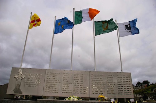 The flags that were stolen from the Republican Plot. The flags that were stolen from the Republican Plot.