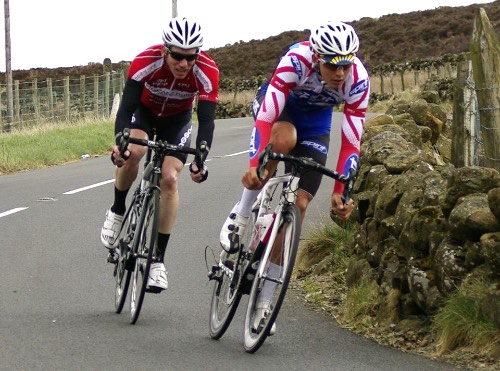 Gareth McCullough taking part in the Tour of the North.