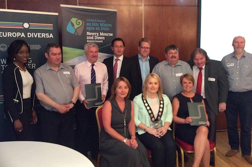 Visitors to the Europa Diversa Project event in Newry. Visitors to the Europa Diversa Project event in Newry.