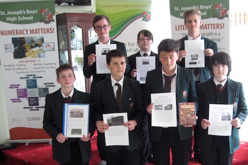KS3 pupils with their awards KS3 pupils with their awards