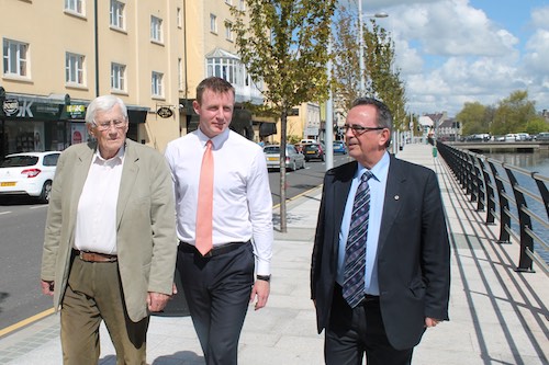 Newry and Armagh SDLP Candidate Justin McNulty with Seamus Mallon and Dominic Bradley, MLA. Newry and Armagh SDLP Candidate Justin McNulty with Seamus Mallon and Dominic Bradley, MLA.