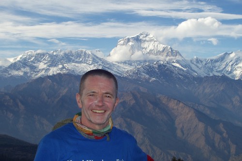 John Fearon in the Himalayas John Fearon in the Himalayas