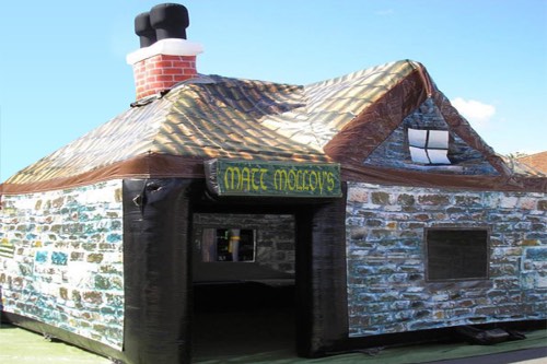 One of the range of Inflatable pubs. One of the range of Inflatable pubs.
