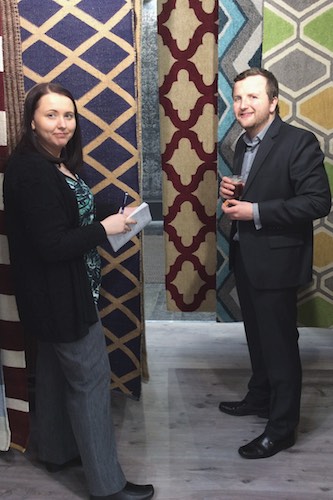 Clare and Paul Vallely at DOMETEX 2015
