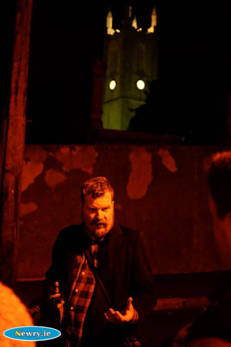 Martin Murtagh on the Psychic Ghost Walk. Photograph: Columba O'Hare Martin Murtagh on the Psychic Ghost Walk. Photograph: Columba O'Hare