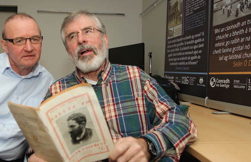 Gerry Adams TD at Slogadh Gerry Adams TD at Slogadh