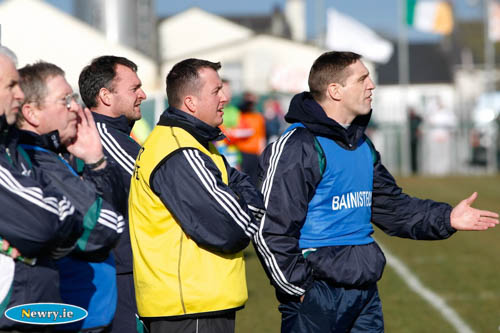 Armagh's latest management combo Kieran McGeeney and Aidan O'Rourke when they were managing Kildare. Photograph: Columba O'Hare Armagh's latest management combo Kieran McGeeney and Aidan O'Rourke when they were managing Kildare. Photograph: Columba O'Hare