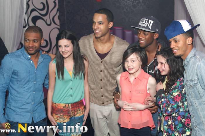 Young fans Meeting JLS at B.E.D Nightclub in Newry. Picture: Columba O'Hare