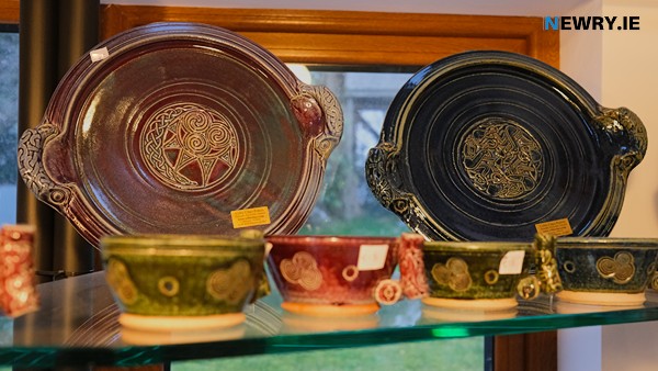 Some of the stunning products on display at Celtic Clays in Omeath. Photograph: Columba O'Hare/ Newry.ie