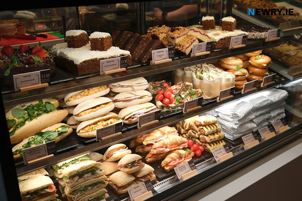 A selection of produce on offer at Muffin Break. Photograph: Columba O'Hare/ Newry.ie 