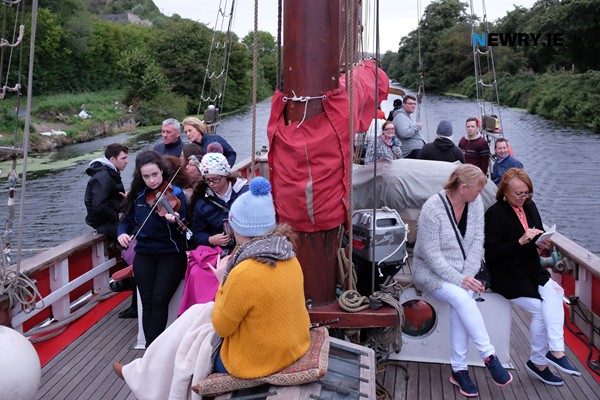 Tall Ship trips like this one will be a thing of the past if DfiI continue with their fixed bridge plan. Photograph: Columba O'Hare/ Newry.ie