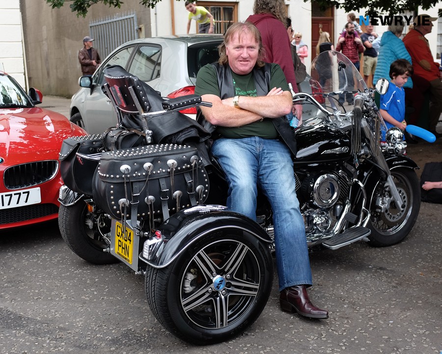 Cllr Brian Quinn in 2016 in Rostrevor. Photograph: Columba O'Hare/ Newry.ie 
