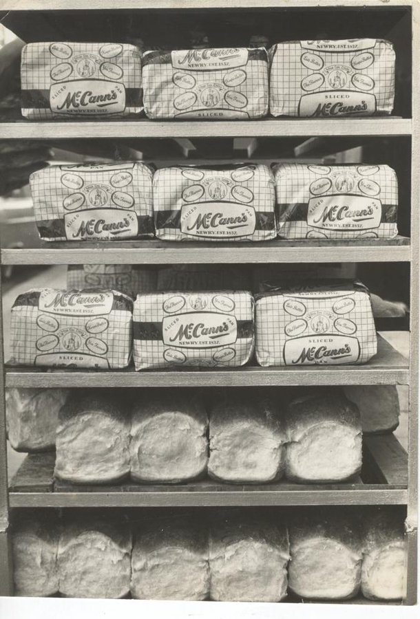The 1950s saw new types of packaging being introduced including waxed paper wrappers on loaves.  Newry and Mourne Museum Collection