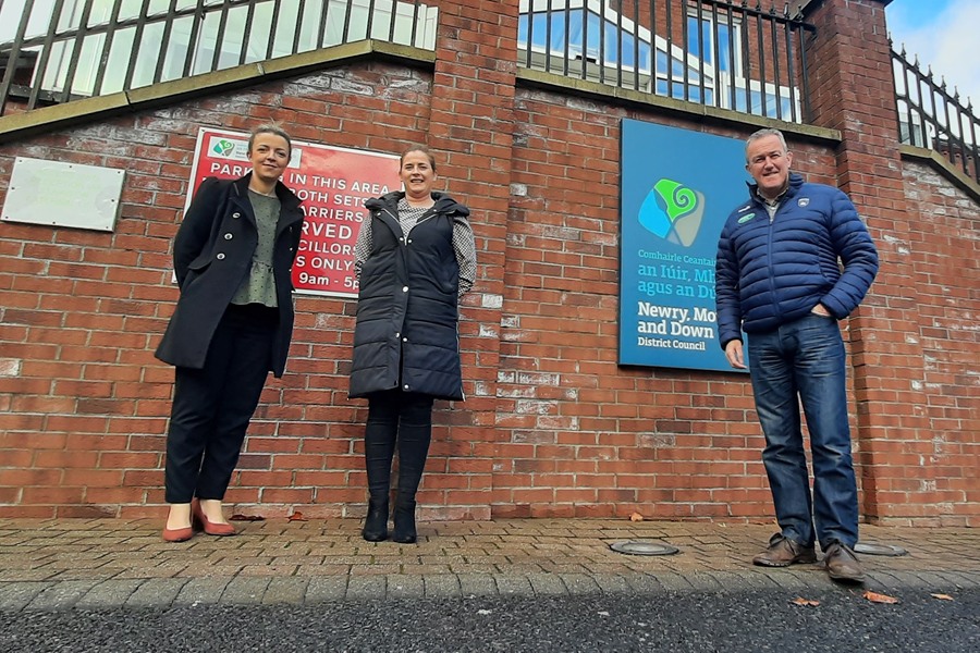 Liz Kimmins MLA, Cllr Oonagh Magennis and Conor Murphy MLA met the Council to discuss projects tied into the Newry City regeneration scheme.