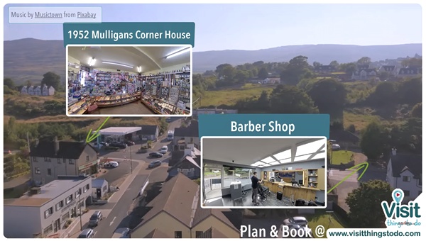 The video highlights things to see and do in Omeath.