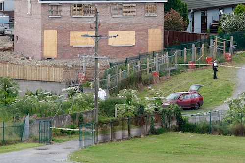 The Murder Scene in July 2009
