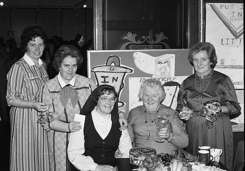 An Art Exhibition Launch in the Arts Centre 1985. Photo: Columba O'Hare An Art Exhibition Launch in the Arts Centre 1985. Photo: Columba O'Hare