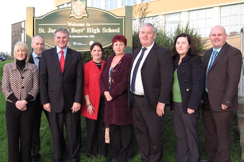 Mr Hugh Mallon, St Josephs principal and Neighbourhood Renewal group