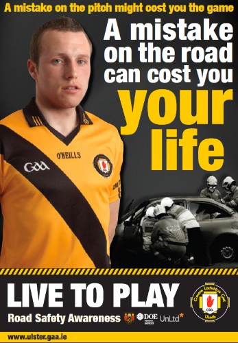 Co Down Live to Play Poster featuring County player Ambrose Rogers. Co Down Live to Play Poster featuring County player Ambrose Rogers.