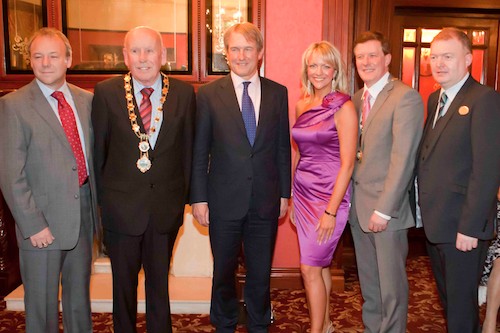 Guests at the Chamber Dinner in the Canal Court