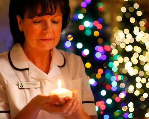 Preparing for this years Light up a Life at the Hospice
