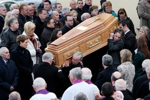 The Funeral of Maire Rankin on the 7th of January 2009. Photo: Columba O'Hare The Funeral of Maire Rankin on the 7th of January 2009. Photo: Columba O'Hare