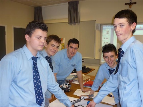 St Coleman's S1 students who took part in a STEM Conference day 