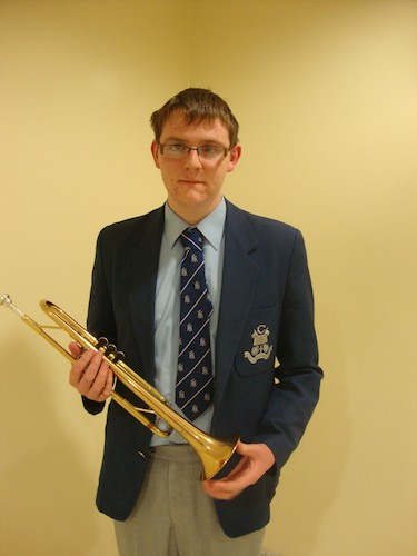 Stephen Murray who received the scholarship for the RNCM in Manchester.