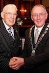 John Feehan, Mayor, Newry and Mourne with Dr Ian Paisley.