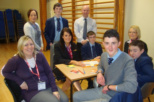 St Colman's young entrepreneurs at the workshop