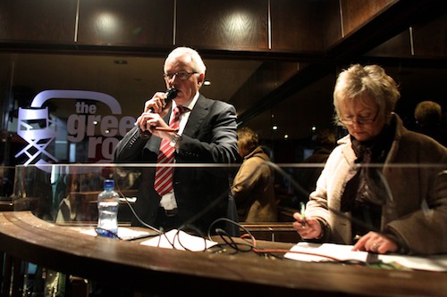 Auctioneer Stephen Fitzpatrick keeps the bids coming Auctioneer Stephen Fitzpatrick keeps the bids coming