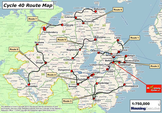 The Cycle route The Cycle route