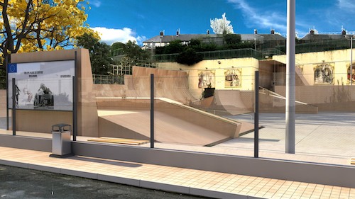 How the former North Street Flats site would look with a Skate Park