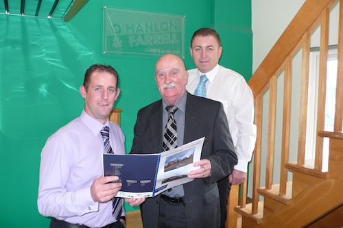 Mayor Charlie Casey during a visit to O'Hanlon and Farrell.