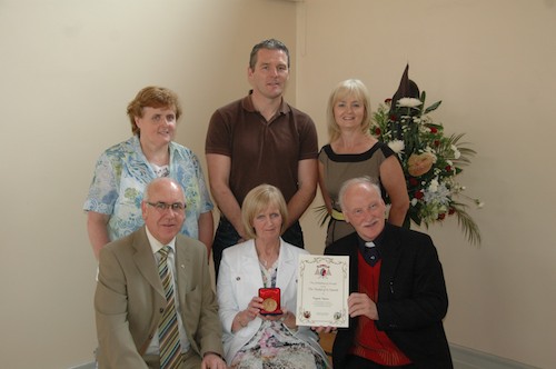 Miss Margaret Keenan is pictured with Senior Leadership Team of St Paul’s High School - Principal, Mr Oliver Mooney and Vice-Principals, Mrs Anne Mallon, Mr Jarlath Burns and Mrs Una McNulty. Miss Margaret Keenan is pictured with Senior Leadership Team of St Paul’s High School - Principal, Mr Oliver Mooney and Vice-Principals, Mrs Anne Mallon, Mr Jarlath Burns and Mrs Una McNulty.