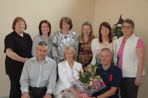 Miss Keenan is pictured with her colleagues from the Mathematics department at St Paul’s High School, Bessbrook. Miss Keenan is pictured with her colleagues from the Mathematics department at St Paul’s High School, Bessbrook.