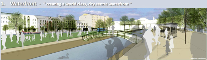 A visualization of the Clanrye River and Canal Area