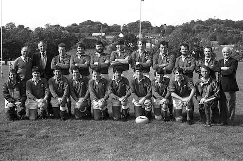 Rugby Team. Photo: Columba O'Hare Rugby Team. Photo: Columba O'Hare