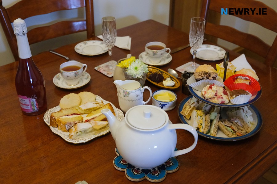 The delicious takeaway Afternoon Tea from The Velveteen Rabbit. Photograph: Columba O'Hare/ Newry.ie 