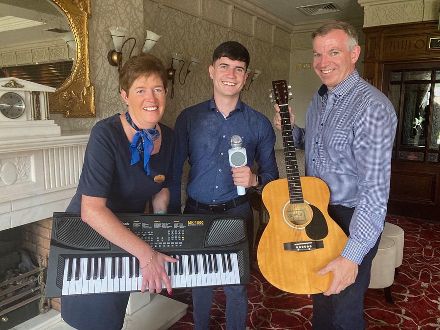 Pictured at the launch of ‘Summer in the City’ programme of events across Newry city centre during July and August is Louise Young, Canal Court Hotel and Spa, Aaron Bradley, Newry BID Marketing Executive and Eamonn Connolly, Newry BID Manager. For details of events and activities please log onto newry.com 