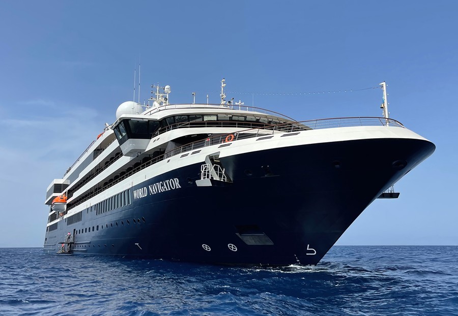 World Navigator will arrive in Warrenpoint tomorrow 28 June. Photograph: Columba O'Hare/ Newry.ie 